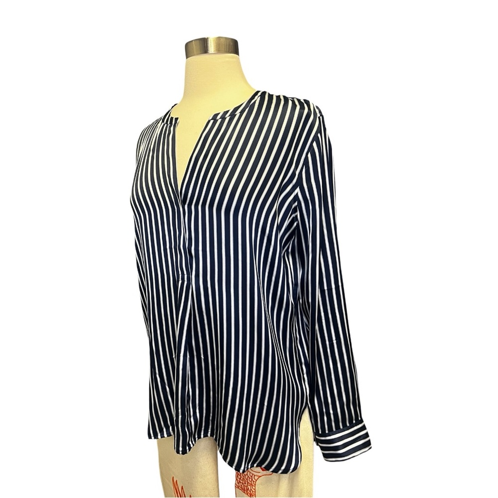 Rails Silk Striped Blouse, MSRP $298